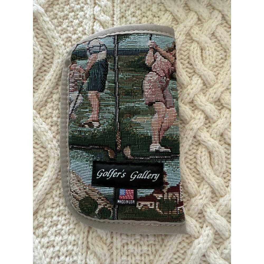 Golfer's Gallery Tapestry Eyeglass Case